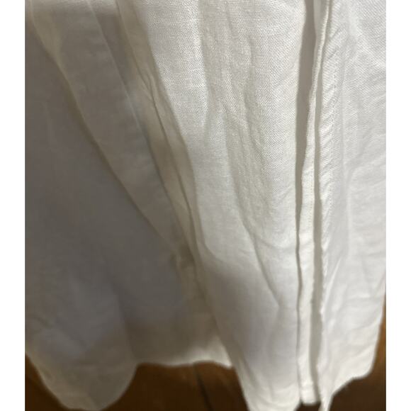 DKNY Women's A Line Tank Dress Linen Breathable Side Slits Pullover Soft Size XS - Picture 5 of 7